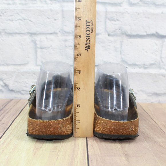 Birkenstock Xenia Gray Soft Footbed 3-Straps Sandals Size Eu 38 US 7 - Picture 6 of 11